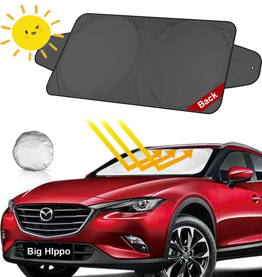 Car Windshield Cover Front Window Visor Foldable Sun Shade