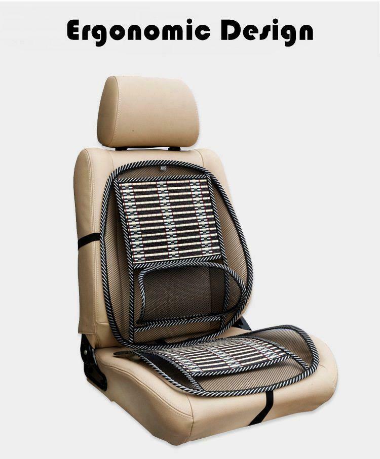 Car Seat Cooling Lumbar Universal Breathable Massage Bamboo Cushion