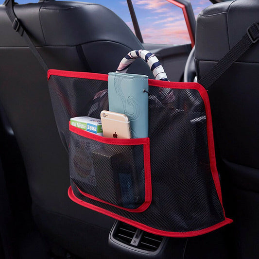 Advanced Car Seats Storage Bag Net Pocket Handbag Holder Organizer Between Seats