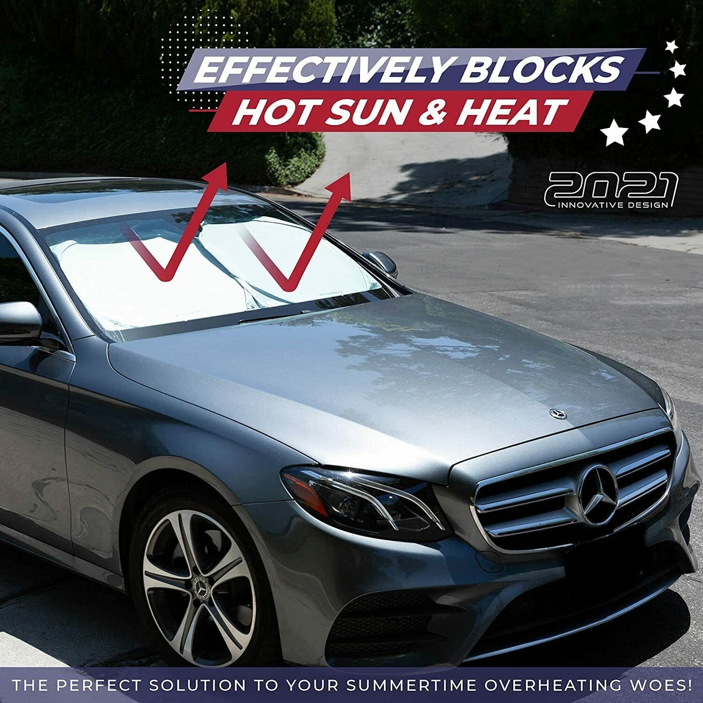 Car Windshield Sun Shades Window Foldable Shades Cover UV Rays