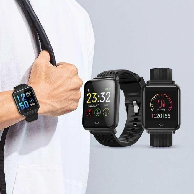 Smartwatch Blood Pressure Heart Rate Monitor Waterproof Fitness Trakcer